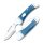 RoseCraft Blades Zambezi Blue Micarta D2 Stahl Slipjoint