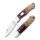 RoseCraft Blades Ocoee River Kayak Red Resin Burl D2 Stahl Slipjoint