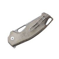 MKM Vincent Micarta Green Grün Magnacut Stahl
