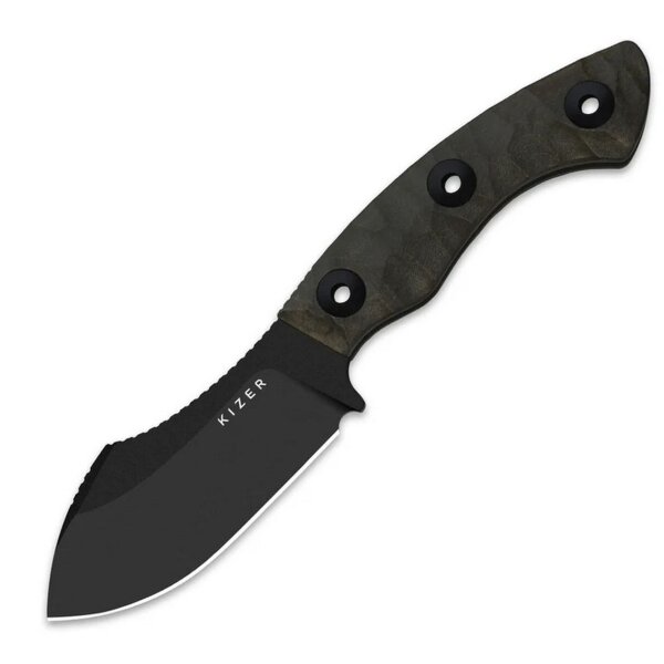 Kizer Rook Richlite Griff fixed mit Kydex und