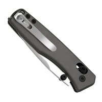 Kizer Ägide Aegis AEB-L Stahl Aluminium Griff Grau Grey