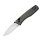 Kizer Ägide Aegis AEB-L Stahl Aluminium Griff Grau Grey