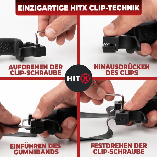 HITX Super Grip Bundel Set Zwille Steinschleuder
