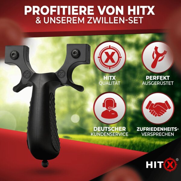 HITX Super Grip Bundel Set Zwille Steinschleuder