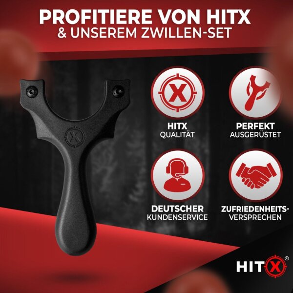 HITX Alpha Clips Bundle Set Zwille Steinschleuder