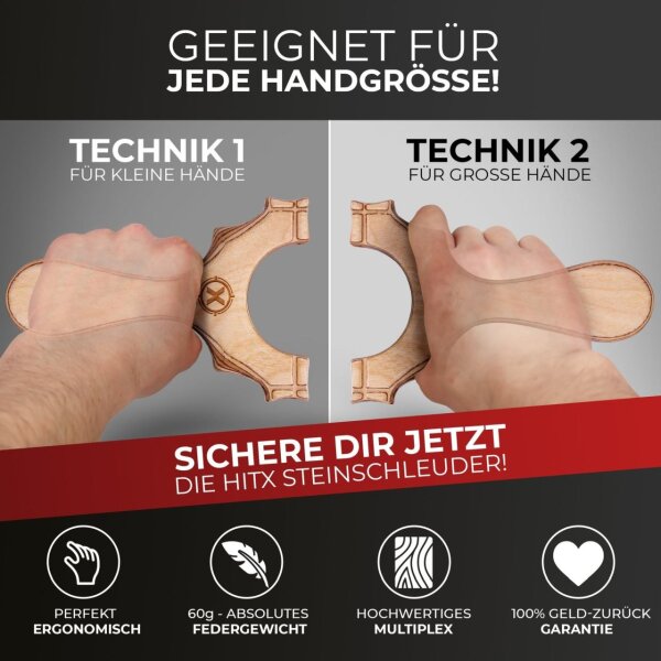 HITX Alpha Bundle Set Zwille Steinschleuder