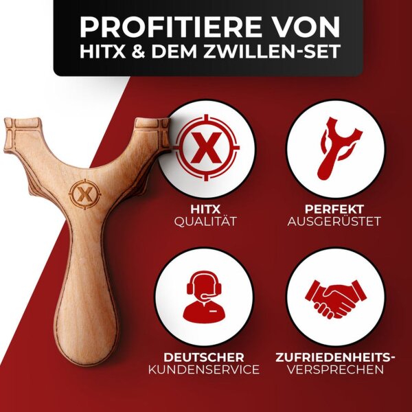 HITX Alpha Bundle Set Zwille Steinschleuder