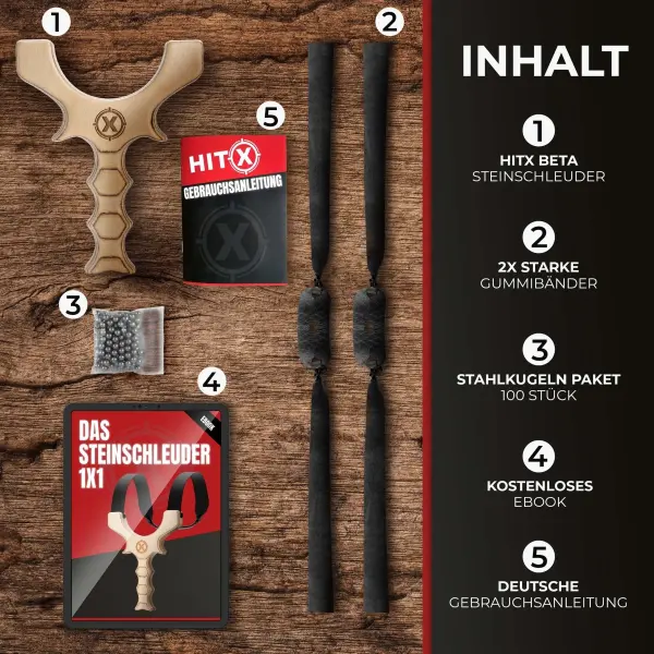 HITX Beta Bundle Set Zwille Steinschleuder