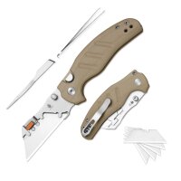 Kizer C01C Uti 1 Utility Messer 5Cr15MoV Stahl G10 Beige