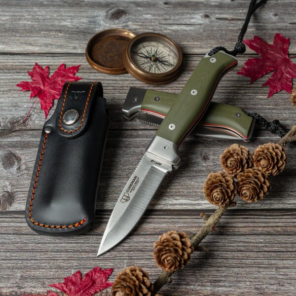 Cudeman MT-4 N690Co Stahl G10 Taschenmesser mit Etui