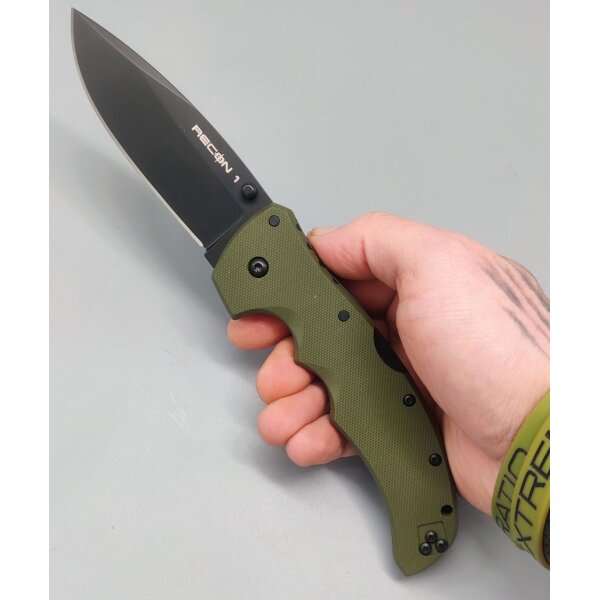 Cold Steel Recon 1 Lockback OD CPM S35VN Stahl G10