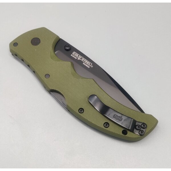 Cold Steel Recon 1 Lockback OD CPM S35VN Stahl G10