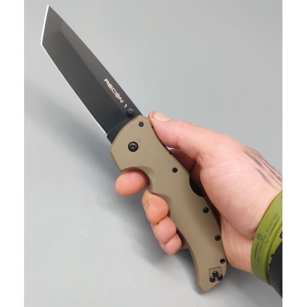 Cold Steel Recon 1 Lockback Tanto DE CPM S35VN Stahl G10