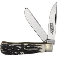Marbles Jumbo Trapper Black Stag Slipjoint Taschenmesser