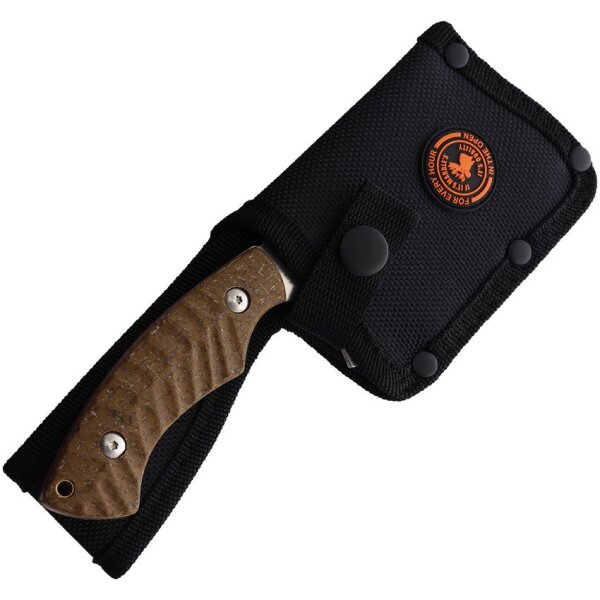 Marbles Messer Chopper Brown Micarta Cleaver mit Nylonscheide D2 Stahl
