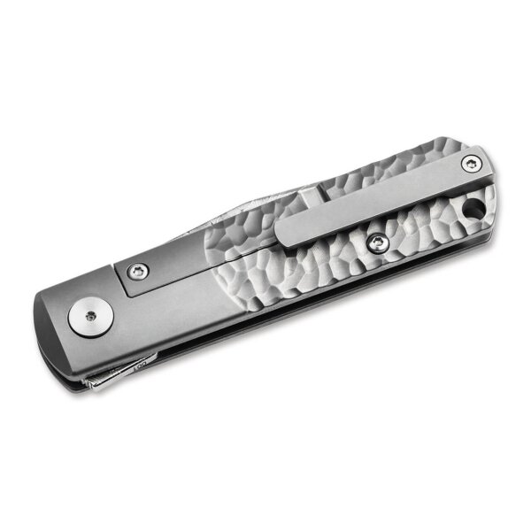 Böker Solingen BRLW Meteoritendamast Platinum Edition Meteorit Damast Titan Framelock