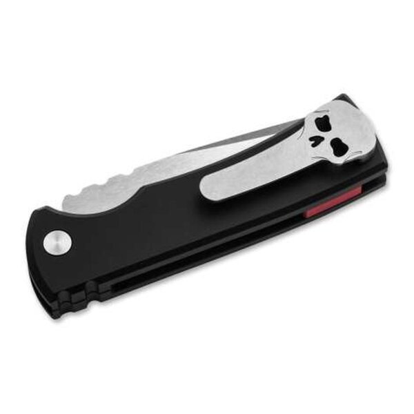 Böker Solingen Mini Redencion 42a MagnaCut Messer Ramon Chaves Design Skull Clip