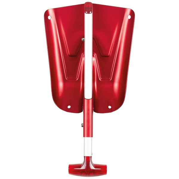 Fox Outdoor Lawinenschaufel Deluxe 2-teilig aus Aluminium rot