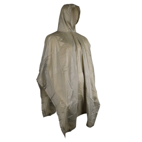 MFH Vinyl Poncho oliv Regenschutz