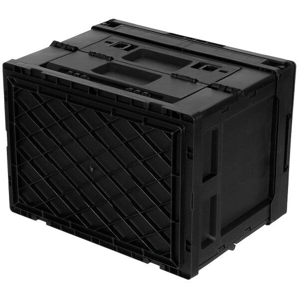 MFH Kunststoffbox Box faltbar stapelbar 36 x 26 x 28,5 cm Polypropylen schwarz