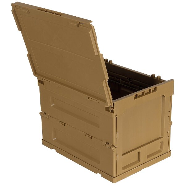 MFH Kunststoffbox Box faltbar stapelbar 36 x 26 x 28,5 cm Polypropylen khaki