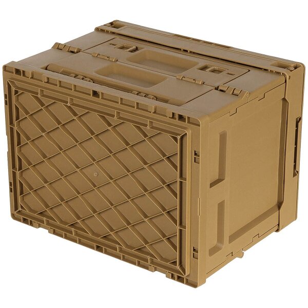 MFH Kunststoffbox Box faltbar stapelbar 36 x 26 x 28,5 cm Polypropylen khaki