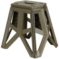 Fox Outdoor Campinghocker faltbar 41 x 33,5 x 40 cm oliv