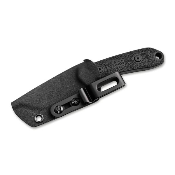 Heckler & Koch FX03 Messer All Black MagnaCut Stahl Kydexscheide Kydex Made in Solingen by Böker H&K