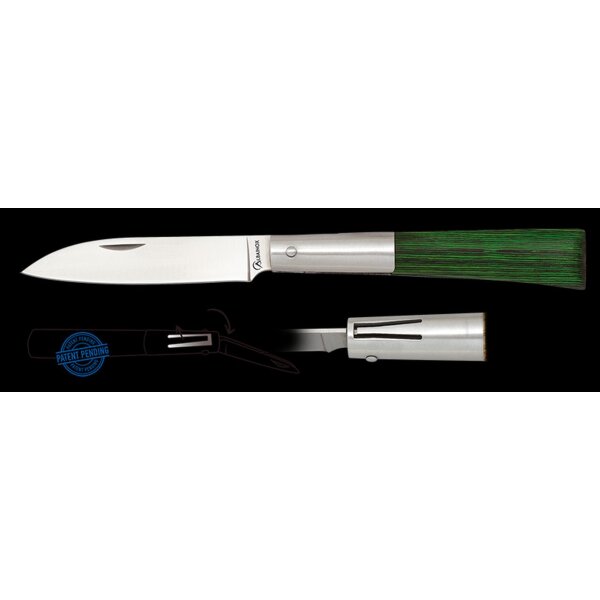 Albainox Classical Slipjoint Taschenmesser 3Cr13MoV Stahl Green Stamina
