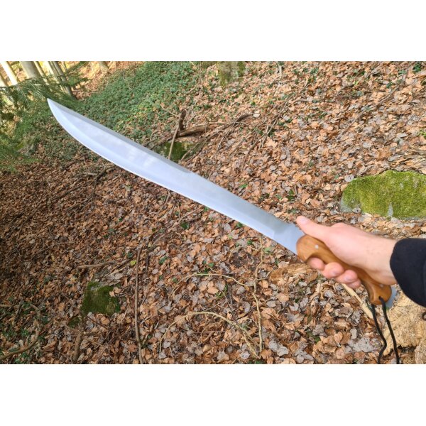 Haller Machete Buschmesser Outdoormesser Campingmesser 420 Stahl Holzgriff