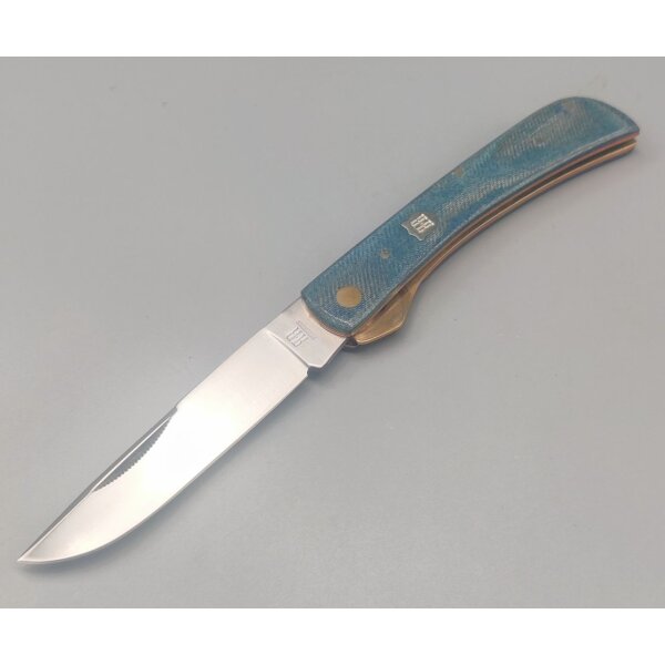 Rough Ryder Denim Micarta Work Knife Taschenmesser Linerlock