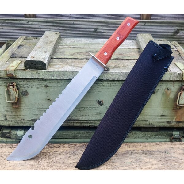 Albainox Wooden Chopper Machete Buschmesser 3Cr13MoV Stahl