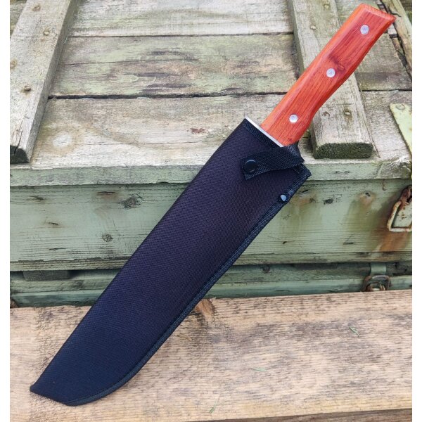 Albainox Wooden Chopper Machete Buschmesser 3Cr13MoV Stahl
