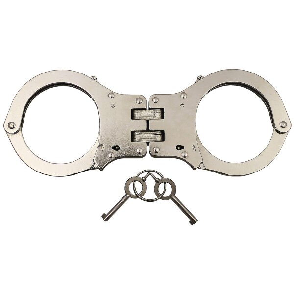 MFH Handschellen mit Doppelkette stabile Ausführung 2 Schlüssel #1