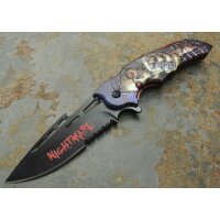 Haller NIGHTMARE II Messer Fantasy 3D Relief 420 Stahl...