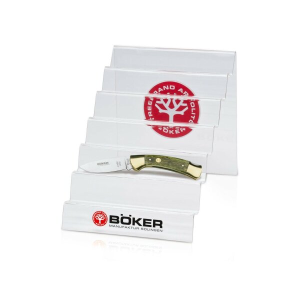 Böker Messertreppe für 6 Messer Taschenmesser aus Acryl 099949