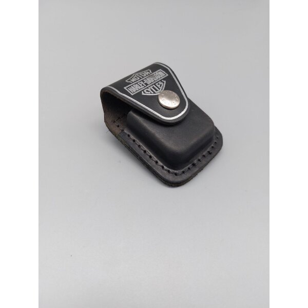 Zippo Etui mit Harley Davidson Logo mit Lagerspuren