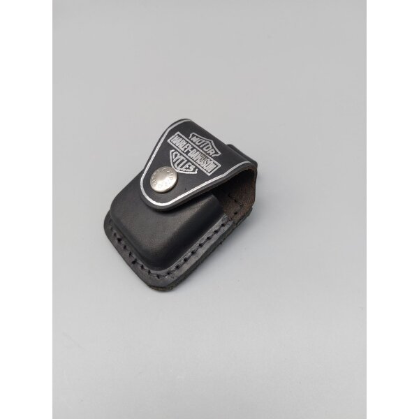 Zippo Etui mit Harley Davidson Logo mit Lagerspuren