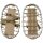 MFH Original Italienische Schneeschuhe mit Riemen und Aluminium Rahmen gebraucht 639215