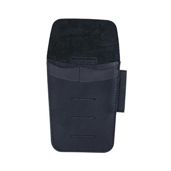 Viperade PJ14 Schwarz Lederholster für EDC Gear 4 Taschen