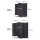 Viperade PJ38-L Schwarz Lederholster für EDC Gear Lederetui