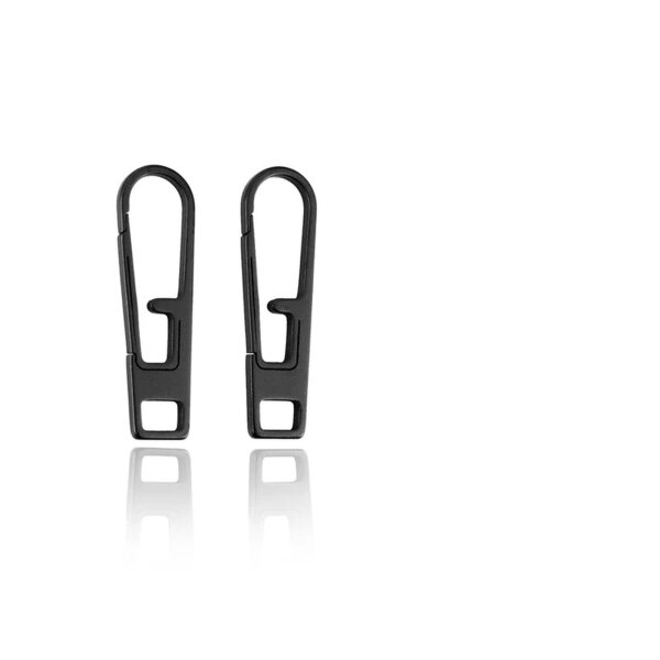 Viperade Hochleistungs-Reißverschluss Haken aus Titan Schwarz Karabiner