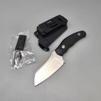 Kizer Bulldog Fix Fahrtenmesser 14C28N Stahl G10 Schwarz