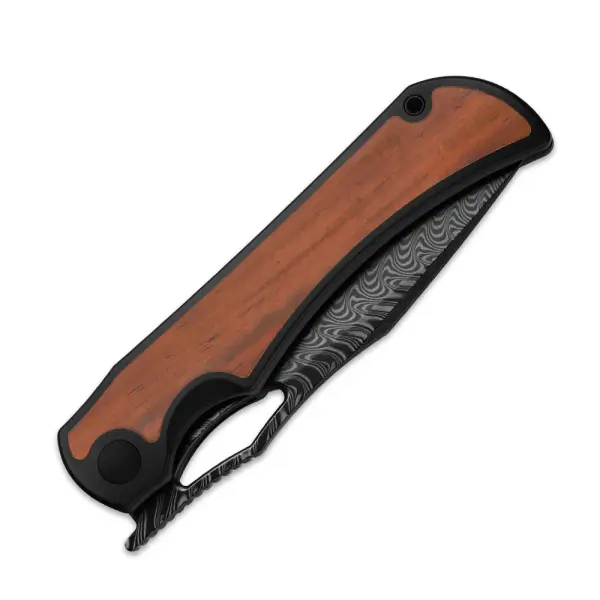 Kizer Allure Taschenmesser Damast Titan Panama Palisanderholz