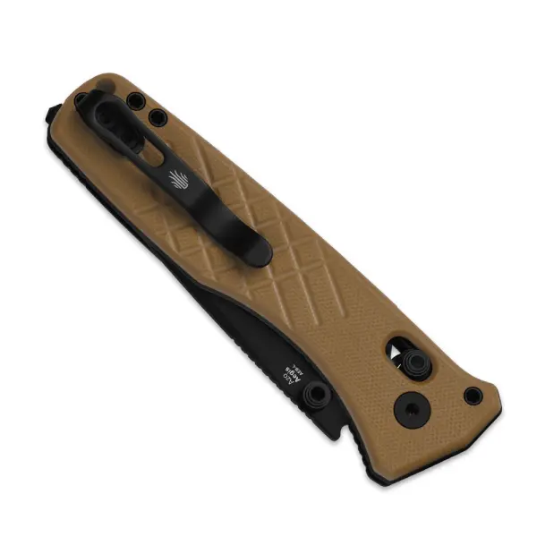 Kizer Aegis T Taschenmesser Rettungsmesser AEB-L Stahl G10 Coyote