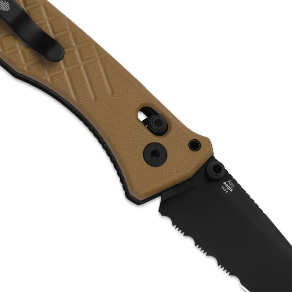 Kizer Aegis T Taschenmesser Rettungsmesser AEB-L Stahl G10 Coyote