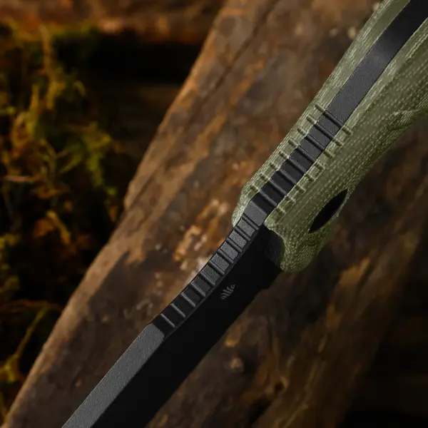 Kizer Sheepdog Survival Fahrtenmesser 1095 Stahl G10 Schwarz