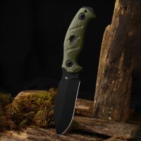 Kizer Sheepdog Survival Fahrtenmesser 1095 Stahl Micarta...