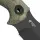Kizer Sheepdog Survival Fahrtenmesser 1095 Stahl Micarta Grün