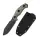 Kizer Sheepdog Survival Fahrtenmesser 1095 Stahl Micarta Grün